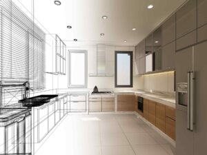 Kitchen rendering Carlsbad