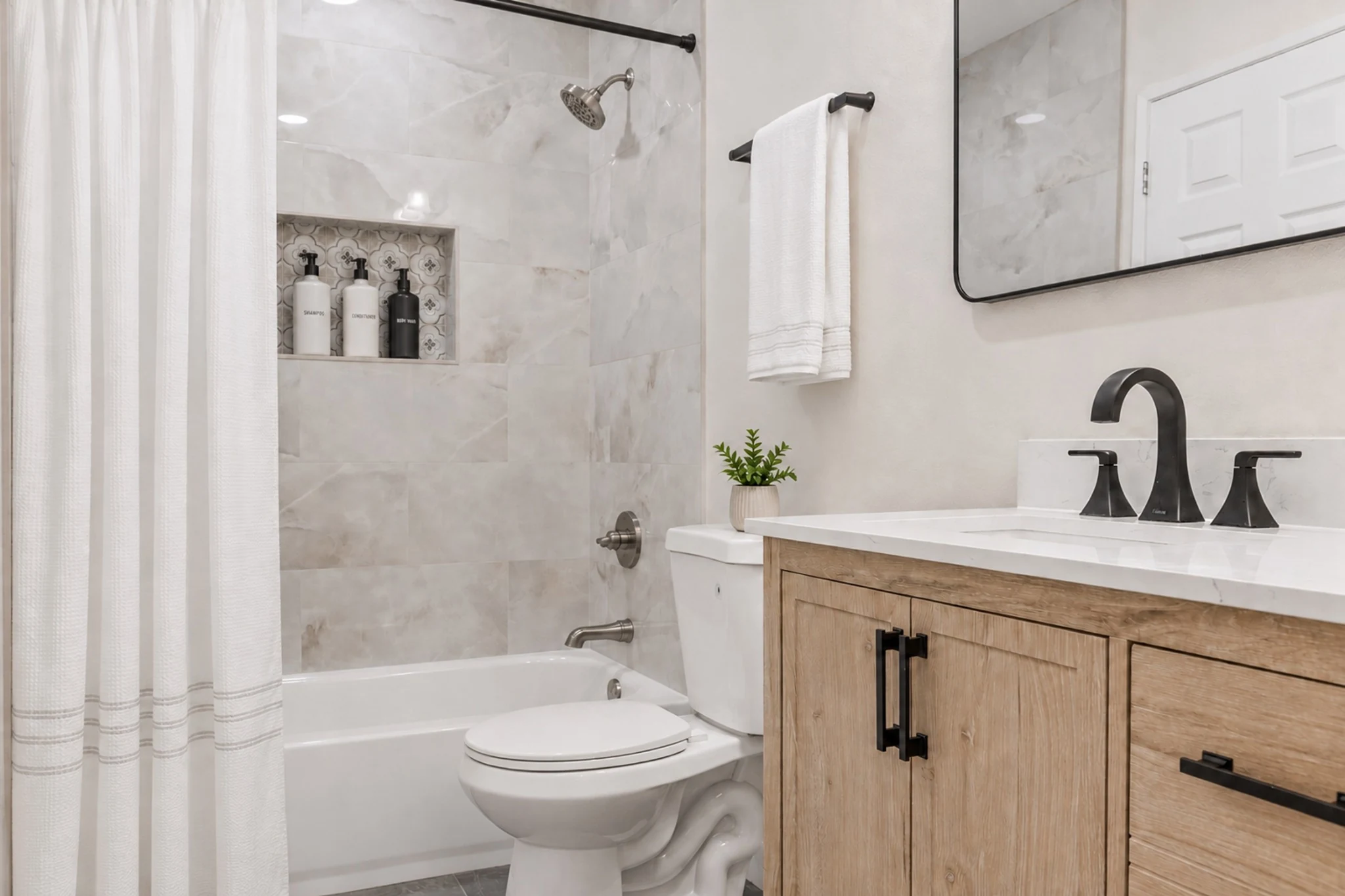 1 bathroom remodel irvine tub shower combo