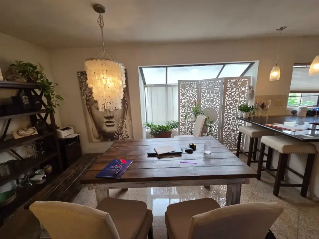 Original dining area before the Carlsbad kitchen remodel