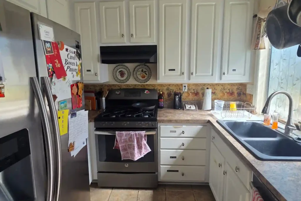 7 kitchen remodel irvine wood cabinets quartz countertop before