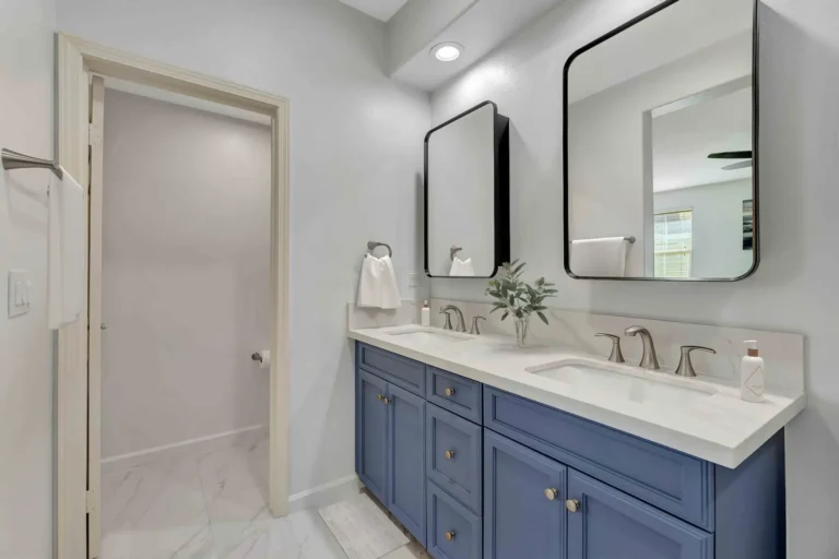 4 irvine bathroom remodel shower tub blue vanity