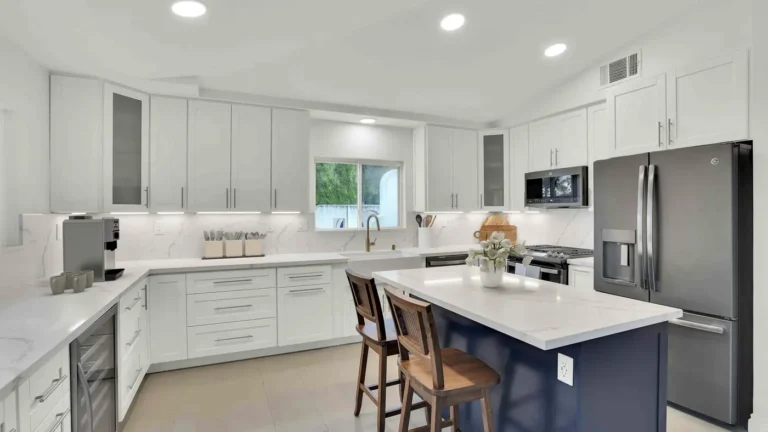 3 oceanside kitchen white shaker cabinets