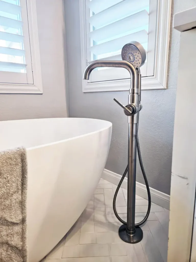 Ladera Ranch tub filler detail